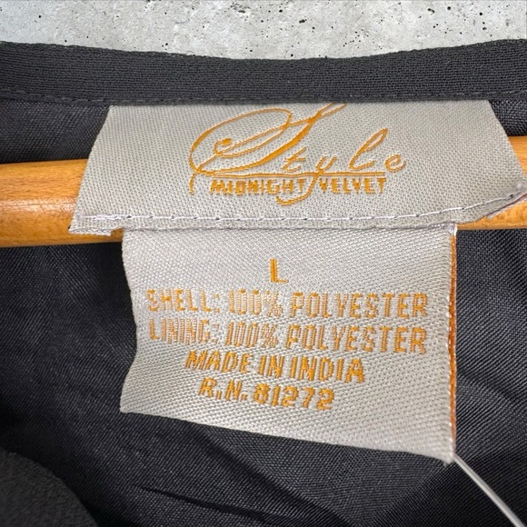 Vtg Y2K Chiffon Beaded Cowl Neck Tank Midi Ruffle Skirt Set Fairy Fairygoth Sz L - Picture 4 of 6